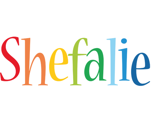 Shefalie birthday logo