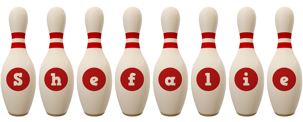 Shefalie bowling-pin logo