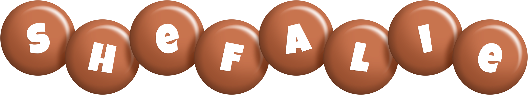 Shefalie candy-brown logo