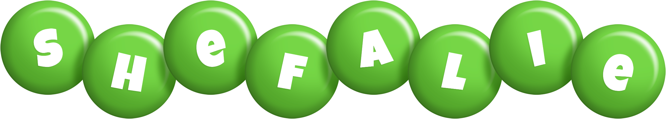 Shefalie candy-green logo