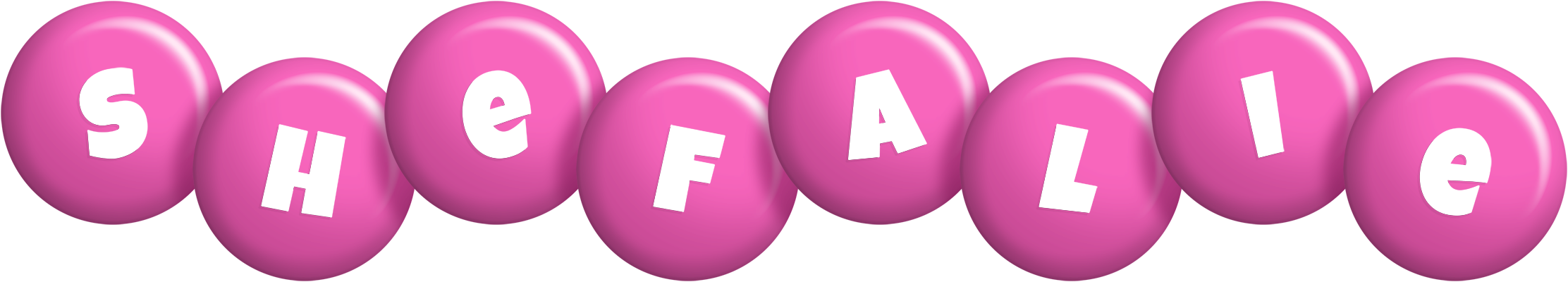 Shefalie candy-pink logo