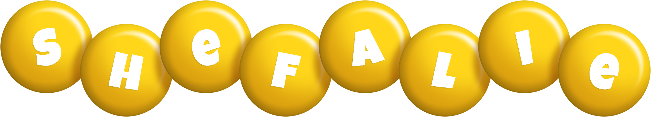 Shefalie candy-yellow logo