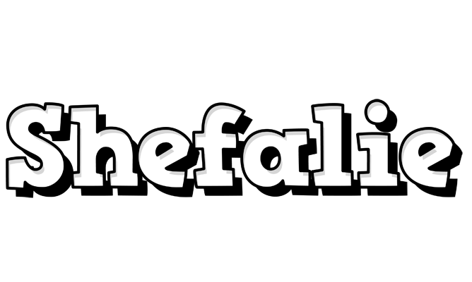 Shefalie snowing logo