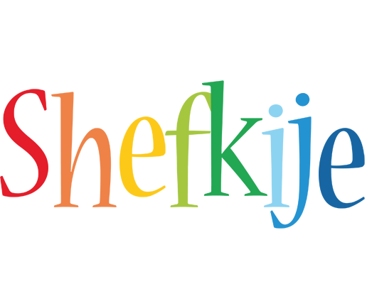 Shefkije birthday logo