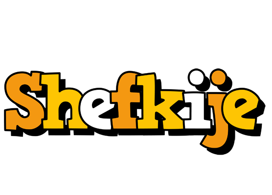 Shefkije cartoon logo