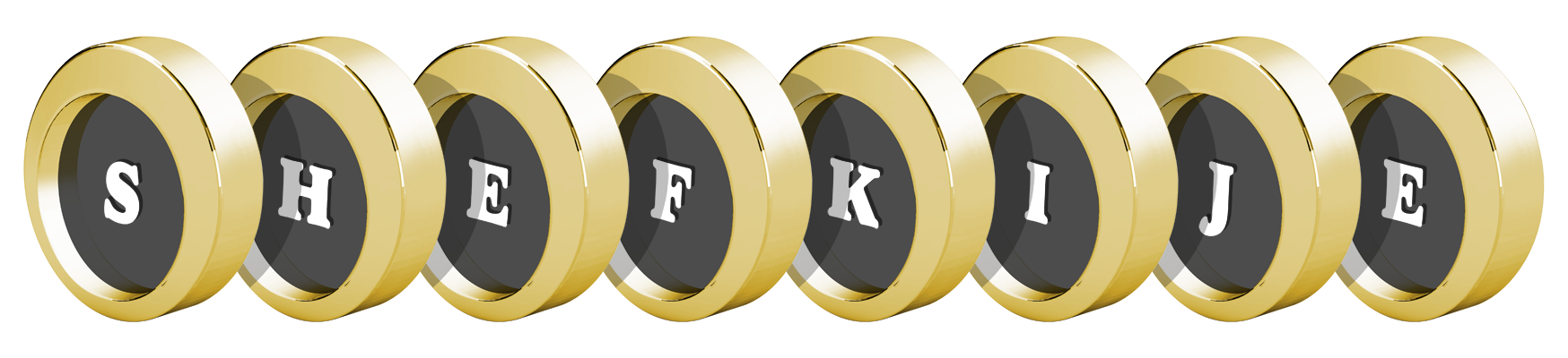 Shefkije gold logo