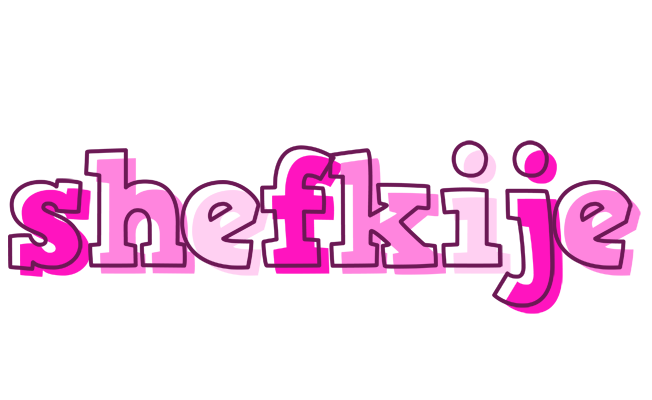 Shefkije hello logo