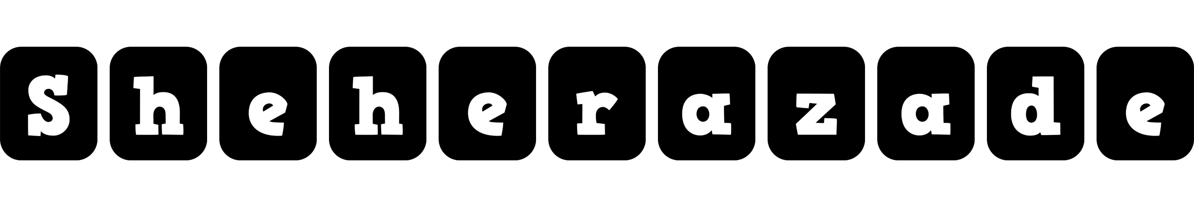 Sheherazade box logo