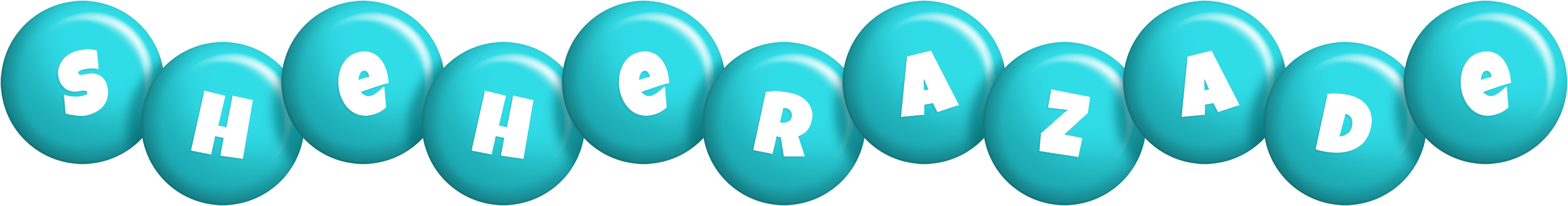 Sheherazade candy-azur logo