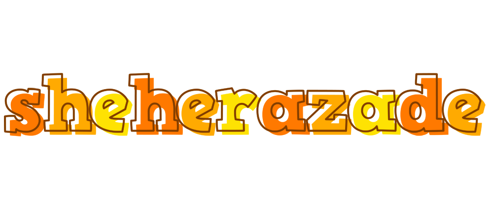 Sheherazade desert logo