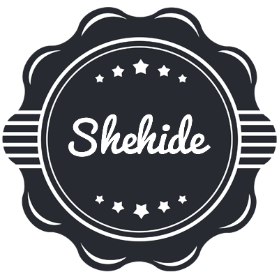Shehide badge logo