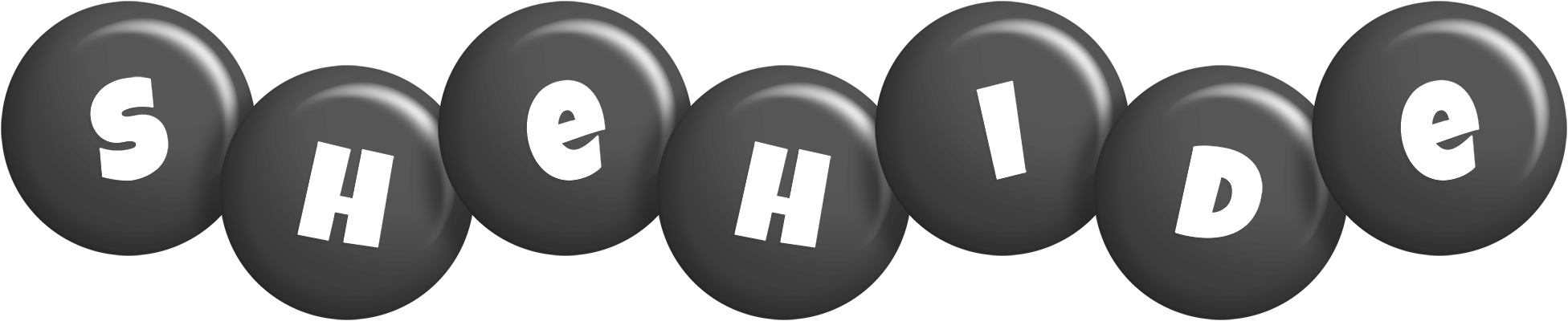 Shehide candy-black logo