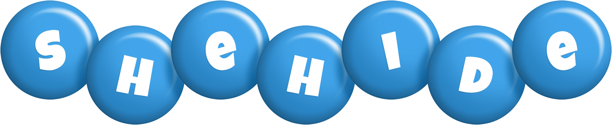 Shehide candy-blue logo