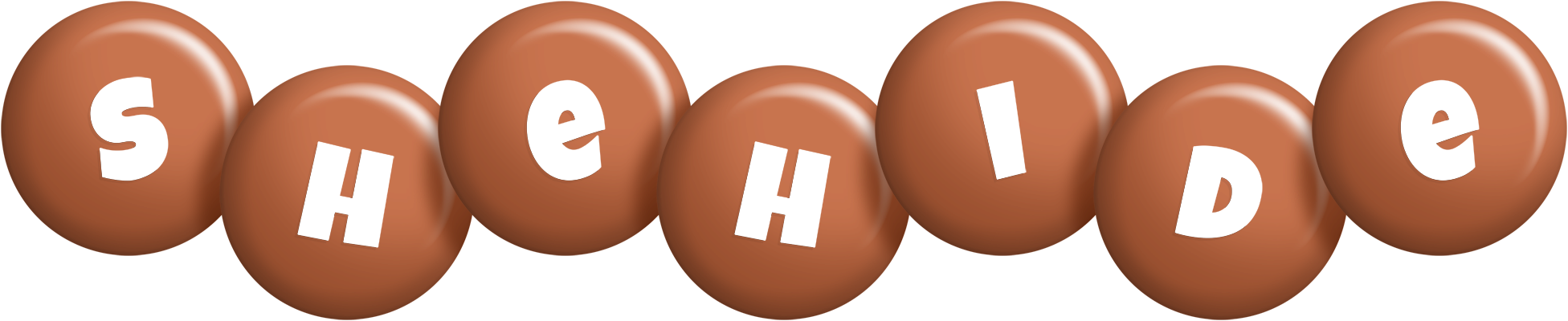 Shehide candy-brown logo