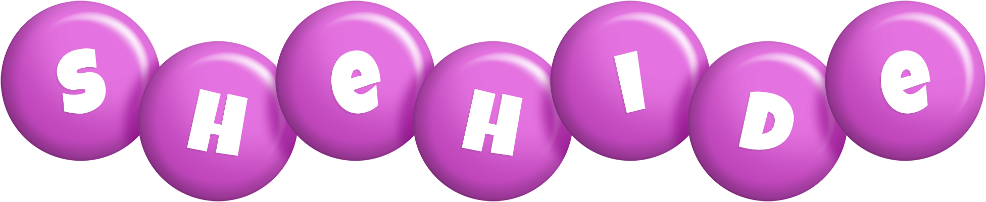 Shehide candy-purple logo