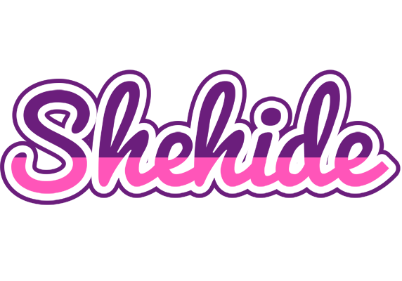 Shehide cheerful logo