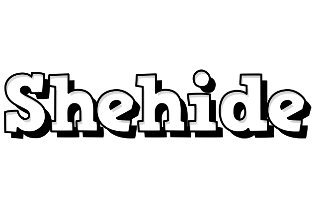 Shehide snowing logo
