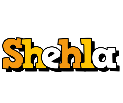 Shehla cartoon logo
