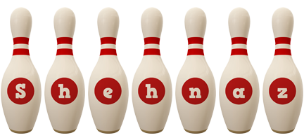 Shehnaz bowling-pin logo