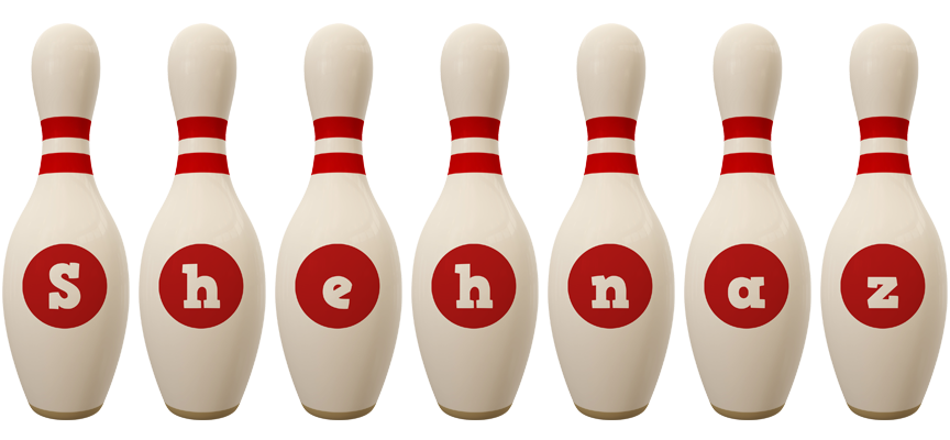 Shehnaz bowling-pin logo