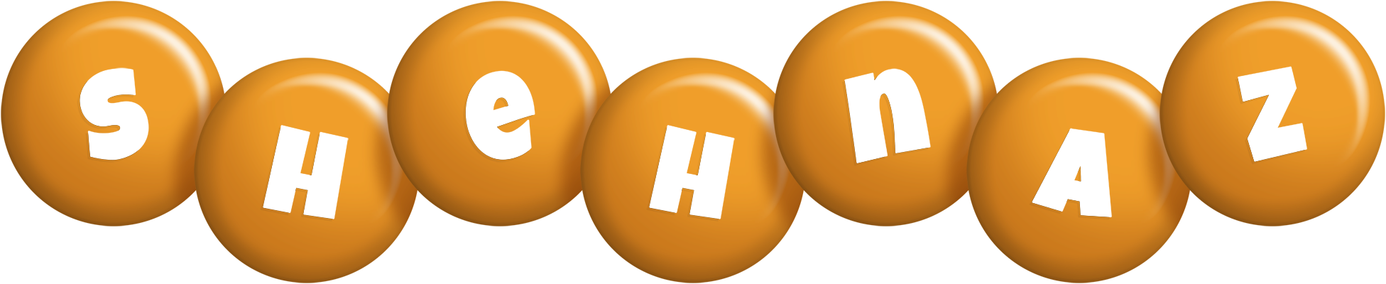 Shehnaz candy-orange logo