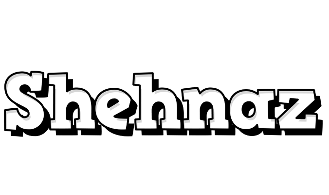 Shehnaz snowing logo