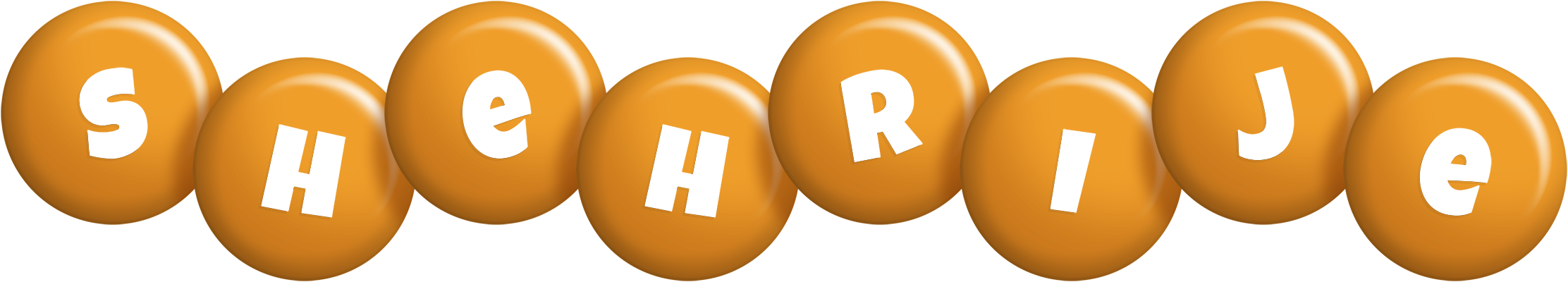 Shehrije candy-orange logo