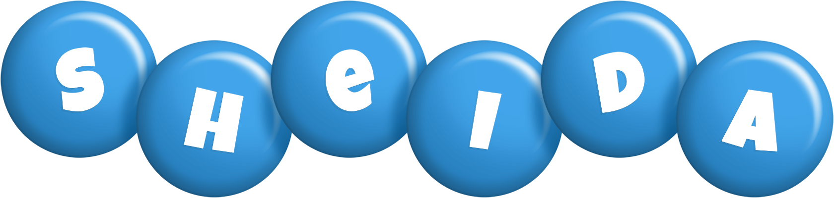 Sheida candy-blue logo