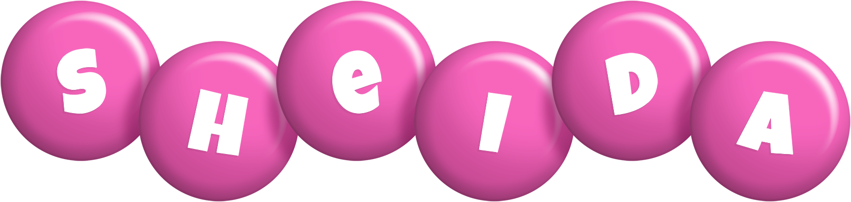 Sheida candy-pink logo