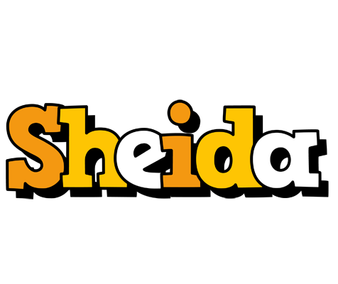 Sheida cartoon logo