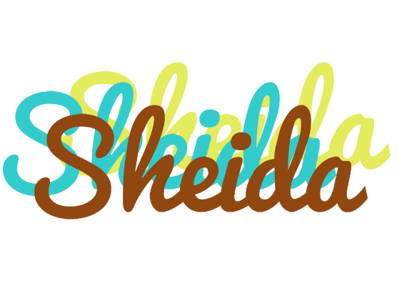 Sheida cupcake logo