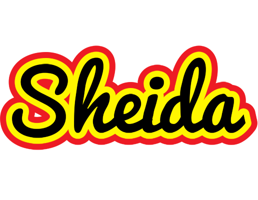 Sheida flaming logo