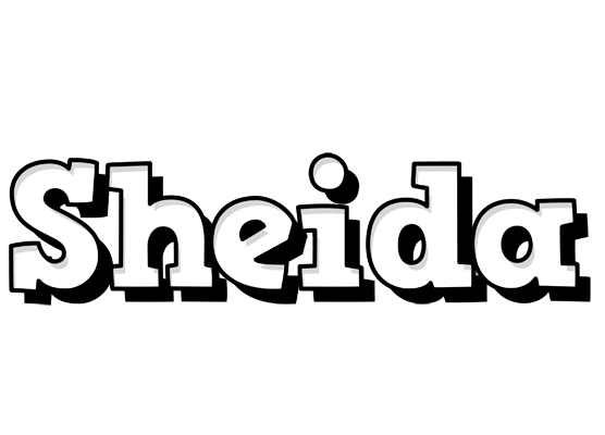 Sheida snowing logo