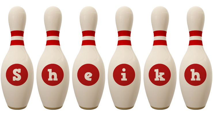 Sheikh bowling-pin logo