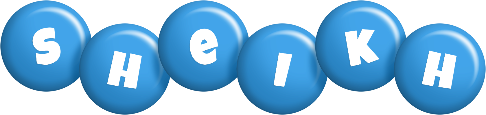 Sheikh candy-blue logo