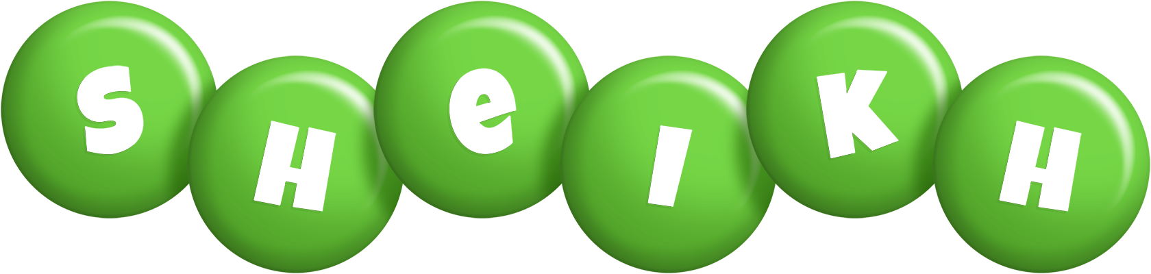 Sheikh candy-green logo