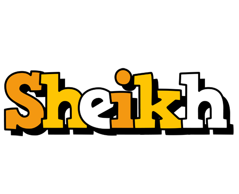 Sheikh cartoon logo