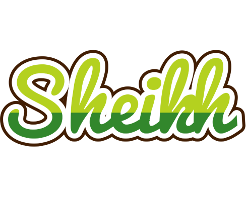 Sheikh golfing logo