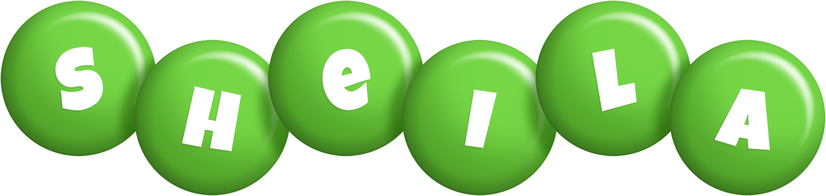 Sheila candy-green logo