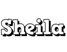 Sheila snowing logo