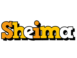 Sheima cartoon logo