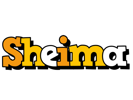 Sheima cartoon logo