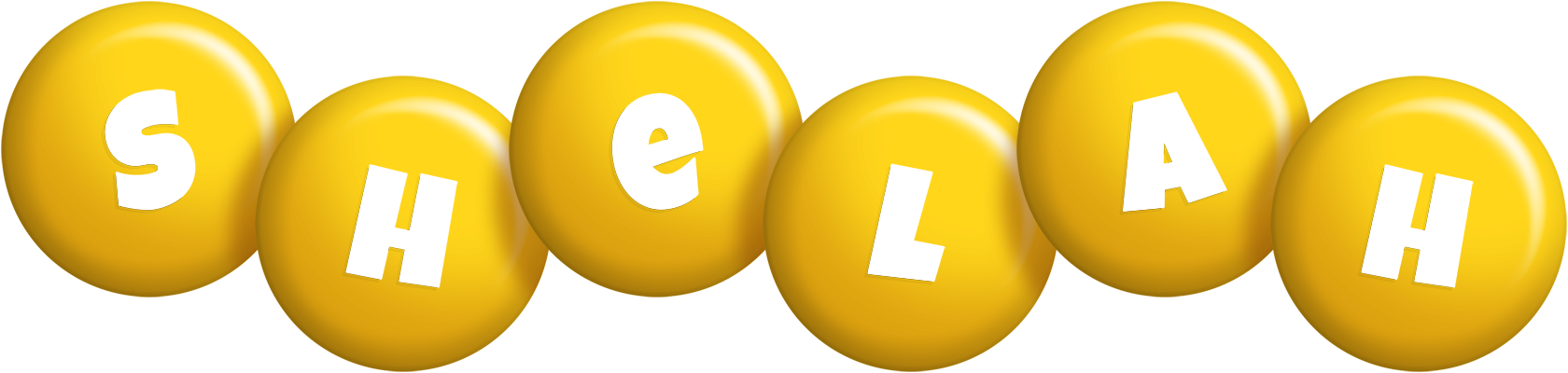 Shelah candy-yellow logo