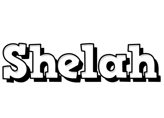 Shelah snowing logo