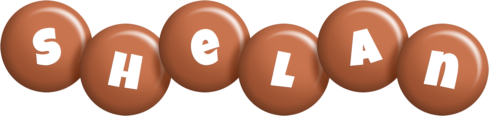 Shelan candy-brown logo