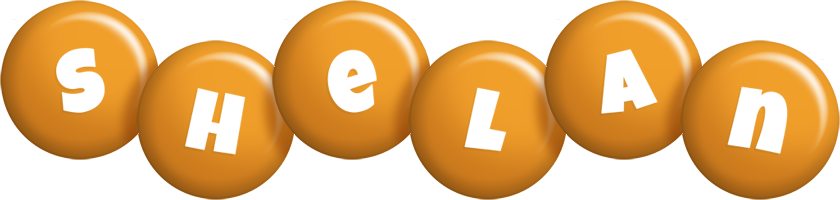 Shelan candy-orange logo