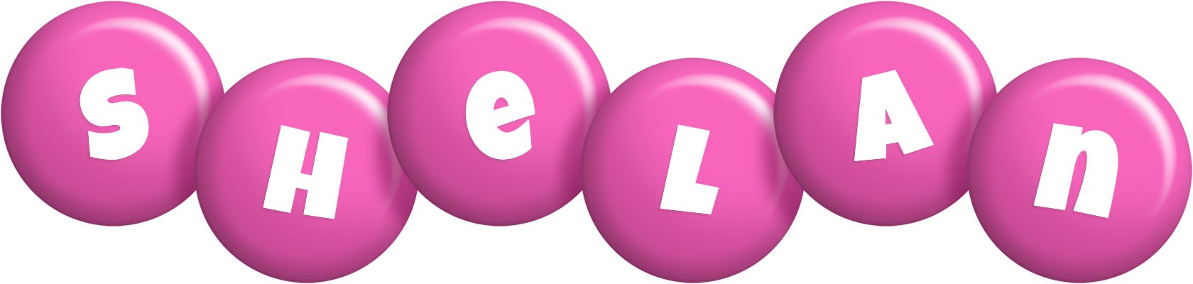 Shelan candy-pink logo