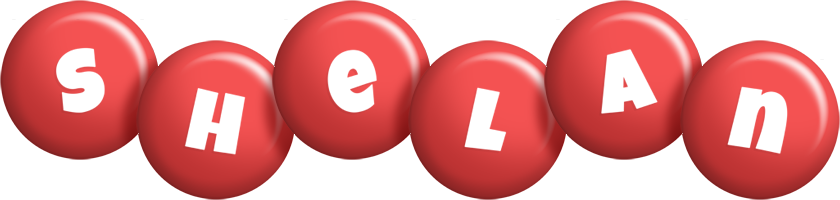 Shelan candy-red logo