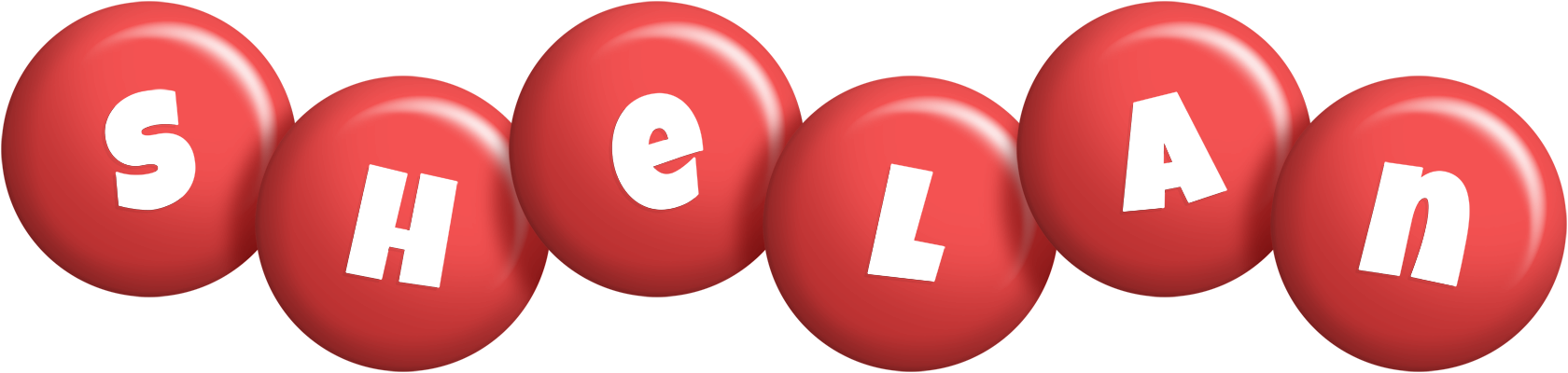 Shelan candy-red logo