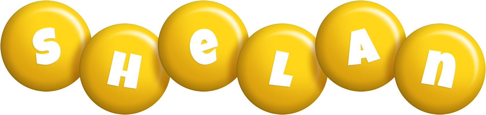 Shelan candy-yellow logo